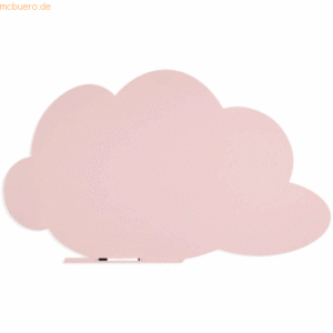 Rocada Symbol-Tafel Skinshape Wolke lackiert 75x115cm RAL 490-1 rosa