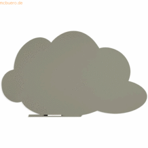 Rocada Symbol-Tafel Skinshape Wolke lackiert 75x115cm RAL 7030 steingr