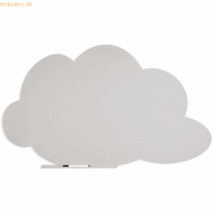 Rocada Symbol-Tafel Skinshape Wolke lackiert 75x115cm RAL 7035 lichtgr