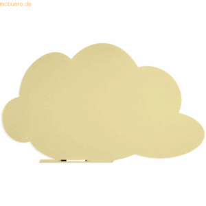 Rocada Symbol-Tafel Skinshape Wolke lackiert 100x150cm RAL 1015 hellel