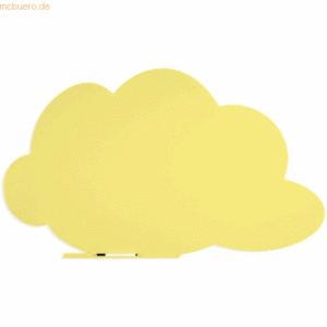 Rocada Symbol-Tafel Skinshape Wolke lackiert 100x150cm RAL 1016 schwef