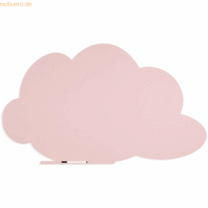 Rocada Symbol-Tafel Skinshape Wolke lackiert 100x150cm RAL 490-1 rosa