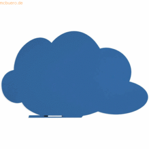 Rocada Symbol-Tafel Skinshape Wolke lackiert 100x150cm RAL 5017 verkeh
