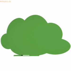 Rocada Symbol-Tafel Skinshape Wolke lackiert 100x150cm RAL 6018 gelbgr