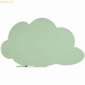 Rocada Symbol-Tafel Skinshape Wolke lackiert 100x150cm RAL 6019 weißgr