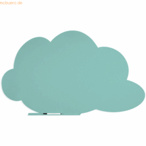 Rocada Symbol-Tafel Skinshape Wolke lackiert 100x150cm RAL 6027 lichtg