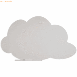 Rocada Symbol-Tafel Skinshape Wolke lackiert 100x150cm RAL 7035 lichtg