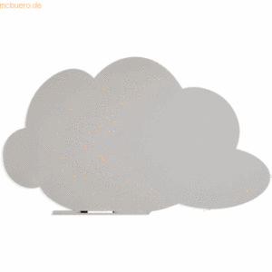 Rocada Symbol-Tafel Skinshape Wolke lackiert 100x150cm RAL 7038 achatg