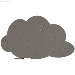 Rocada Symbol-Tafel Skinshape Wolke lackiert 100x150cm RAL 7039 quarzg