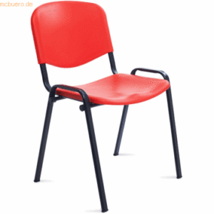Rocada Stapelstuhl Sitzschale Kunststoff rot