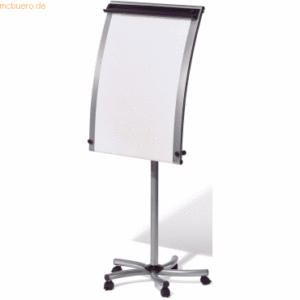 Rocada Flipchart Fliproll silvertec rollbar silber