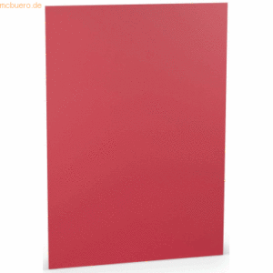 10 x Paperado Briefpapier A4 100g/qm VE=10 Blatt Rot