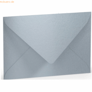 10 x Paperado Briefumschläge C6 Nassklebung VE=5 Stück Silber