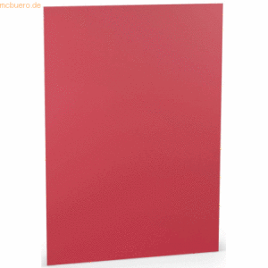 10 x Paperado Karton A4 220g/qm VE=5 Blatt Rot
