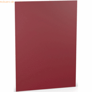 10 x Paperado Karton A4 220g/qm VE=5 Blatt Rosso