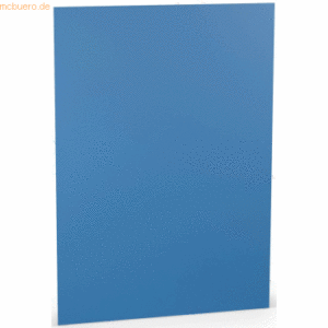 10 x Paperado Karton A4 220g/qm VE=5 Blatt Stahlblau