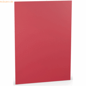 10 x Paperado Briefpapier A4 160g/qm VE=10 Blatt Rot