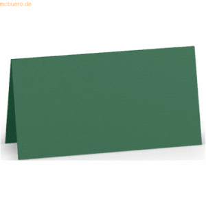 10 x Paperado Tischkarten 10x10cm VE=5 Stück Tannengrün