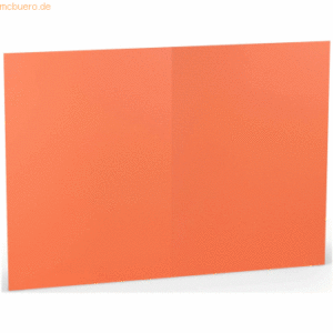 10 x Paperado Doppelkarte A5 hoch VE=5 Stück Coral