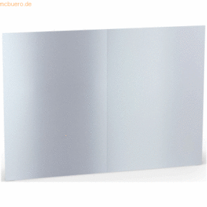 10 x Paperado Doppelkarte A5 hoch VE=5 Stück marble white