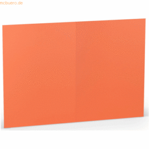 10 x Paperado Doppelkarte B6 hoch VE=5 Stück Coral