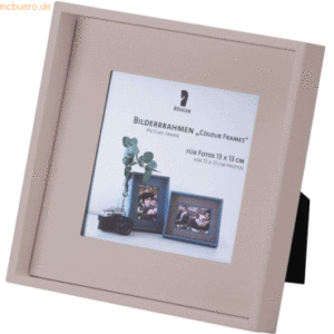 4 x S.O.H.O. Bilderrahmen Colour Frames Taupe für 13x13 cm