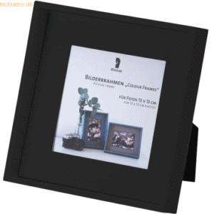 4 x S.O.H.O. Bilderrahmen Colour Frames Schwarz für 13x13 cm