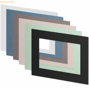 12 x S.O.H.O. Passepartout Colour Frames für 10x15cm VE=6x2 sortiert