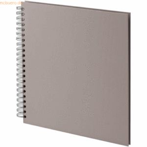 S.O.H.O. Fotoalbum Whire-O 60 Seiten 290x290mm taupe/schwarz