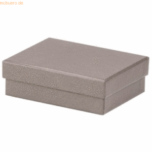 3 x Rössler Geschenkverpackung Boxline 96x128x40mm Taupe