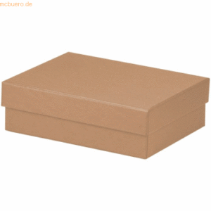 3 x Rössler Geschenkverpackung Boxline 140x190x60mm Kraft