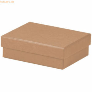 3 x Rössler Geschenkverpackung Boxline 96x128x40mm Kraft