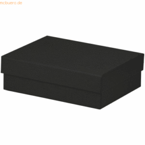 3 x Rössler Geschenkverpackung Boxline 140x190x60mm Schwarz