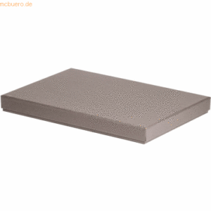 4 x Rössler Geschenkbox Boxline für A4 225x325x30mm Taupe