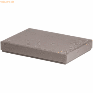 4 x Rössler Geschenkbox Boxline für A5 155x215x30mm Taupe