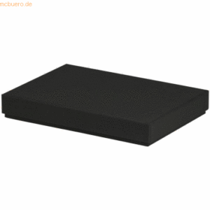 4 x Rössler Geschenkbox Boxline für A5 155x215x30mm Schwarz