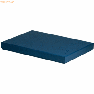 4 x Rössler Geschenkbox Boxline für A4 225x325x30mm Navy