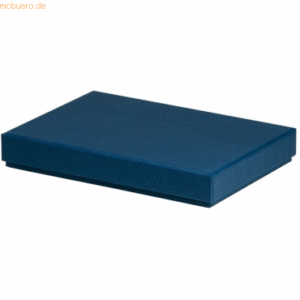 4 x Rössler Geschenkbox Boxline für A5 155x215x30mm Navy