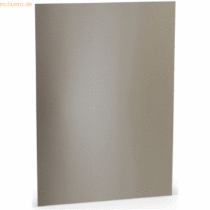 100 x Paperado Briefpapier A4 120g/qm taupe metallic