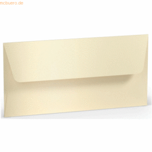 50 x Paperado Briefumschlag DL Nassklebung candle light