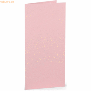 50 x Paperado Doppelkarte DL hoch Flamingo