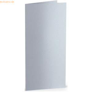 50 x Paperado Doppelkarte DL hoch Marble white