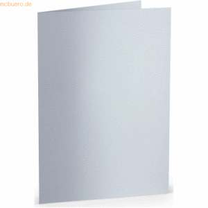 50 x Paperado Doppelkarte A5 hoch Marble white