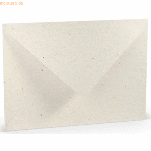 25 x Paperado Briefumschlag C4 Nassklebung Terra Vanilla