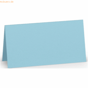 100 x Paperado Tischkarte 10x10cm Aqua