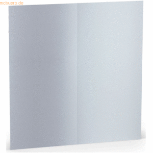 100 x Paperado Doppelkarte DL hoch Marble white