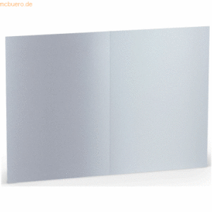 100 x Paperado Doppelkarte A6 hoch Marble white