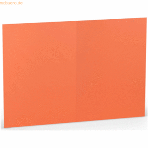 100 x Paperado Doppelkarte B6 hoch Coral