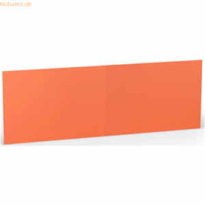 50 x Paperado Doppelkarte B6 quer 220g/qm Coral