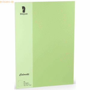 Rössler Briefpapier Coloretti A4 80g/qm VE=10 Blatt Peppermint